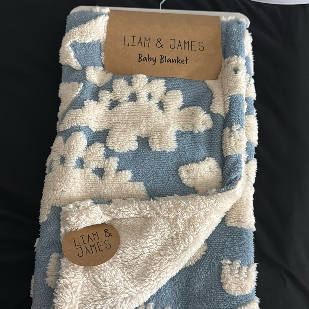 NWT Liam & James baby blanket dinosaur
30in x 40in